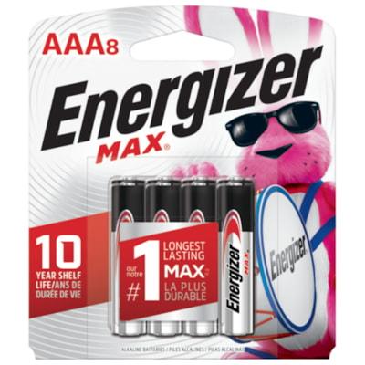 BATTERY ENERGIZER MAX AAA 8/PK