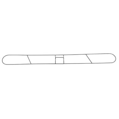 SNAP ON DUST MOP FRAME 48 X5