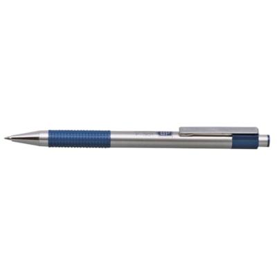 F301 RETRACT. STEEL PEN BLUE