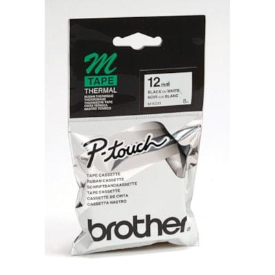 LABELMAKR TAPE BLK ON WHT 12MM