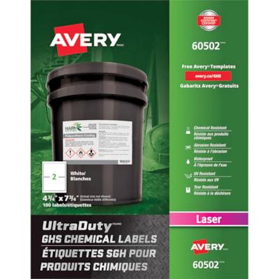 AVERY 60502 GHS CHEM LABELS