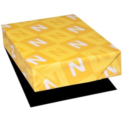 Neenah Astrobrights Cardstock Paper, Eclipse Black, Letter-Size, FSC And Green Seal Certified, 80 lb., Ream