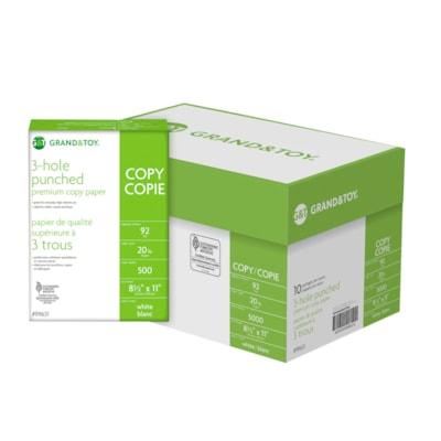 COPY PAPER WHT LTR 3 HOLE 92B
