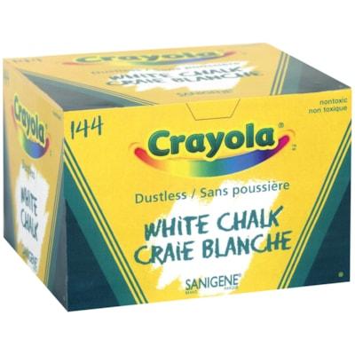 CHALK DUSTLESS WHT 144/BX