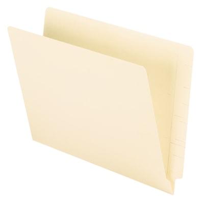 Pendaflex Straight Tab Cut Letter Recycled End Tab File Folder - 8 1/2" (215.90 mm) x 11" (279.40 mm) - End Tab Location - Top Tab Position - 11 pt. (3.87 mm) - 2 Plys - Manila - Manila - 10% Recycled - 100 / Box