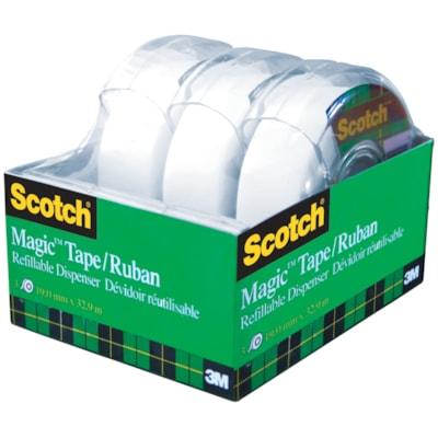 SCOTCH MAGIC TAPE 3PK, 19MMX40