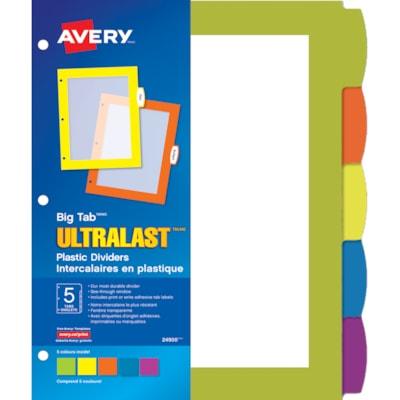 BIGTAB ULTRALAST DIVIDER 5TAB