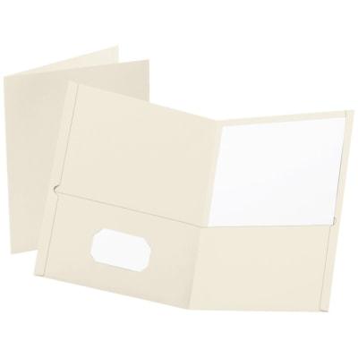 PORTFOLIO 2 POCKT WHT LTR