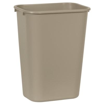 DESKSIDE WASTEBASKET 39L BEIGE