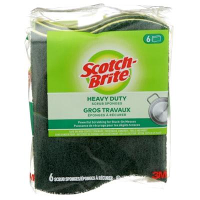 SCOTCH-BRITE H/D SCRUB PAD 6PK