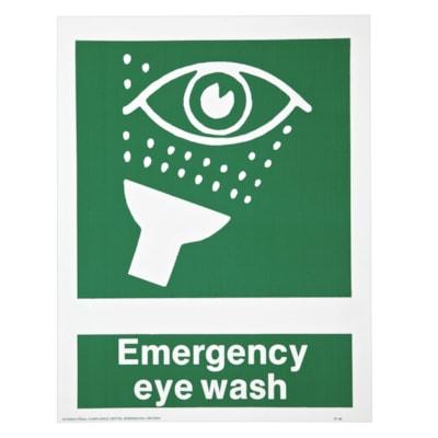 EMERGENCY EYE WASH 8.5 X11