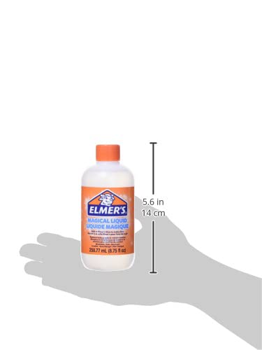 Elmer’s Glue Slime Magical Liquid Activator Solution, 258 mL Bottle (8.75 fl. oz.) - Great for Making Slime
