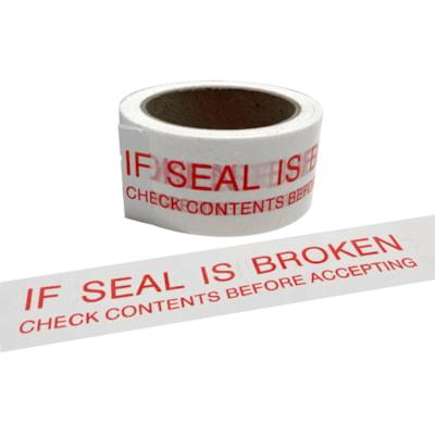 PTD TAPE IF SEAL IS BROKEN