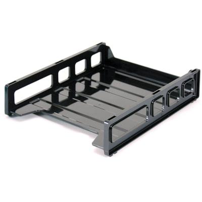 LTR BLK TRAY 100% RECY. 75%PCW