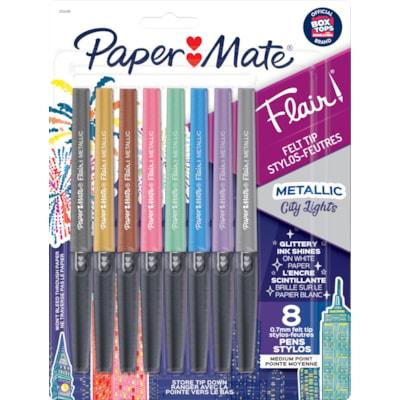 PM FLAIR METALLIC 8CT CARD ASS