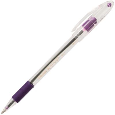BALLPT PEN RSVP VIOLET MED W/