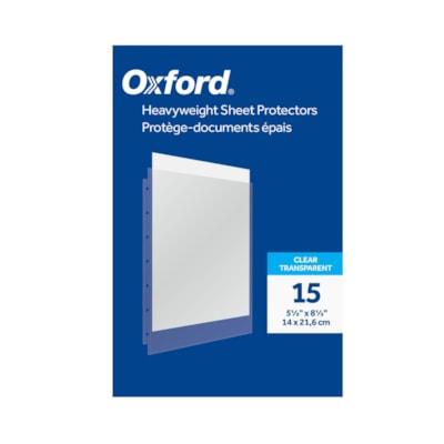 OXF HW SHT PROTECTORS 8.5X5.5