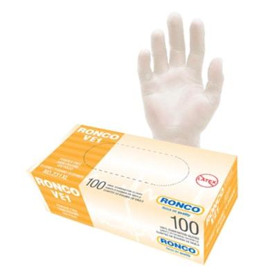 RONCO VE1 VINYL GLOVE XL 100BX