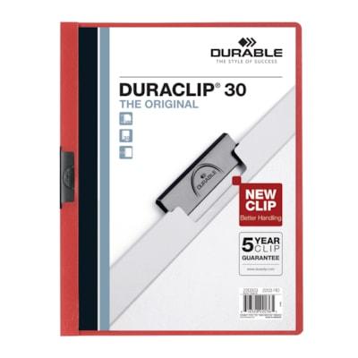 DURACLIP REPORT COVER - RED