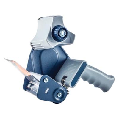 EDGE Handheld Tape Dispenser - 3" Core - Refillable - Adjustable Tension Mechanism, Easy to Use - Metal, Plastic