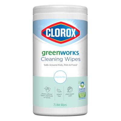 CLOROX GRNWRKS WIPES 75CT