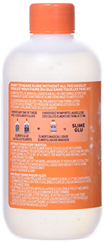Elmer’s Glue Slime Magical Liquid Activator Solution, 258 mL Bottle (8.75 fl. oz.) - Great for Making Slime
