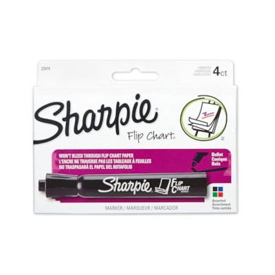 SHARPIE FLIP CHART MARKER 4/PK