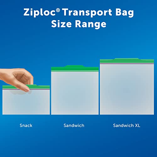 Ziploc Snack and Sandwich Bags for On-the-Go Freshness, Grip 'n Seal Technology for Easier Grip, Open and Close, 270 Count
