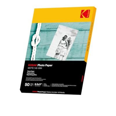 Kodak Matte Photo Paper, White, 8-1/2" x 11", Pack of 50 Sheets