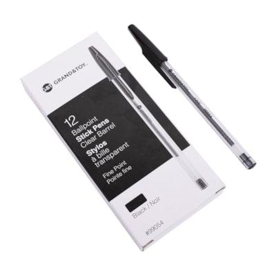 BALLPT PEN FINE BLACK