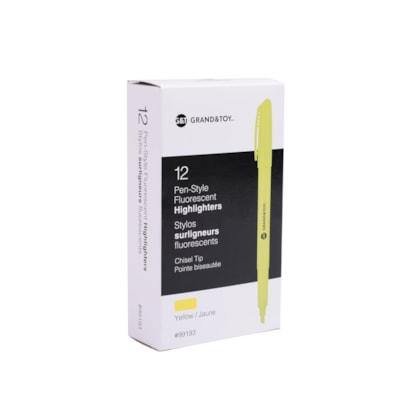 HIGHLIGHTER-PEN STYLE YELLOW