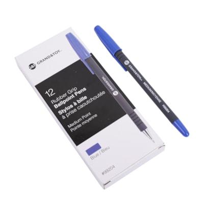 BALLPT PEN BLU MED GRIP STICK