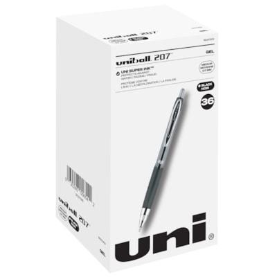 UNI-BALL 207 MED 0.7 BLACK 36/