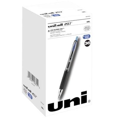 UNI-BALL 207 MED 0.7 BLUE 36/P