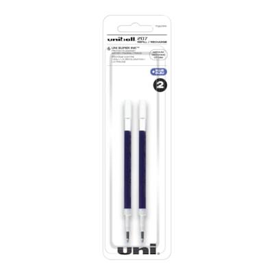 UNIBALL 207 REFILL BLUE 2PK