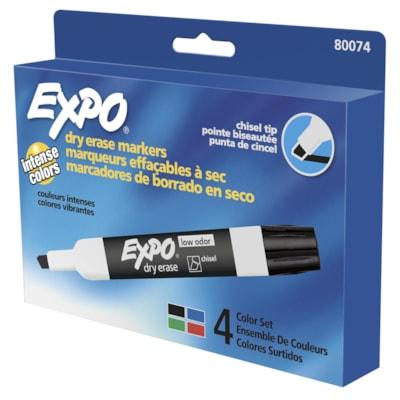 MARKERS DRY ERASE BOARD 4/ST