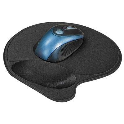MOUSE PAD BLK W/ WRIST SUPPORT