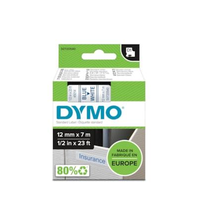 DYMO LBLMAKR TAPE BLU ON WHT.