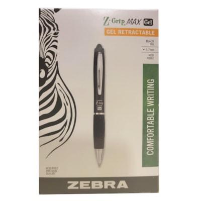 Z-GRIP RETRACT GEL PEN BLK