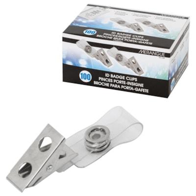 BADGE CLIPS ALLIGATOR 100PACK