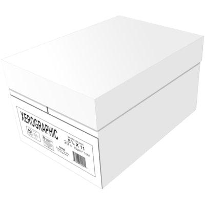 Xerographic Multi-Purpose Printer/Copy Paper, Letter Size (8-1/2" x 11"), 20 lb., White, Pack of 500 Sheets, Carton of 10 Packages*