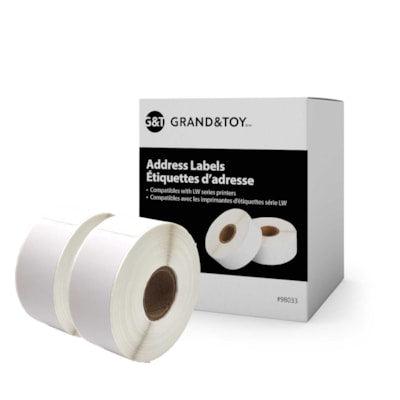 ADRESS LABELS 1 1/8''X3 1/2''