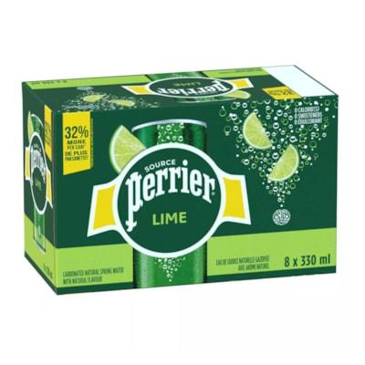 PERR SLIM CAN LIME 8X330ML