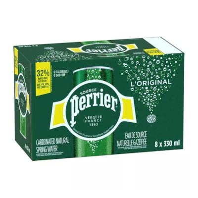 PERR WATER SLIM CAN 8X330ML