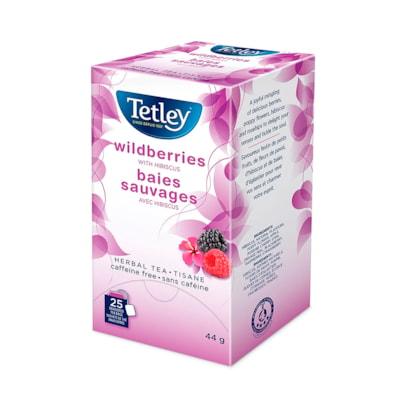 TETLEY TEA WLD BERRIES 25/BX