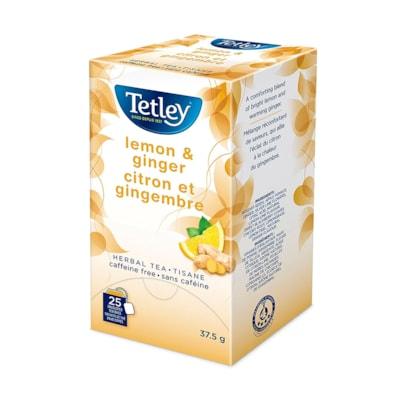 TETLEY TEA LEMON GINGER 25/BX