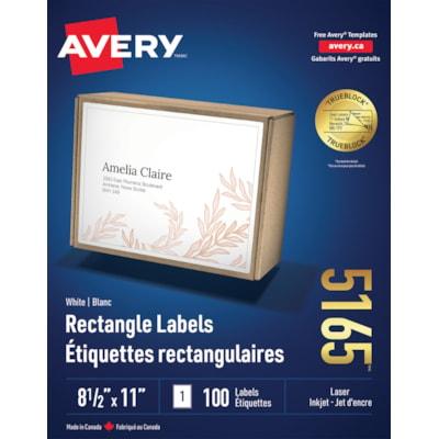 ADDRESS LABEL LASER 8-1/2X11