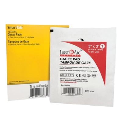 FAC GAUZEPAD 3 ,STERILE-12/BAG