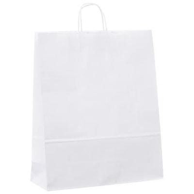 KRAFT PAPER BAG WHT 16X6X19