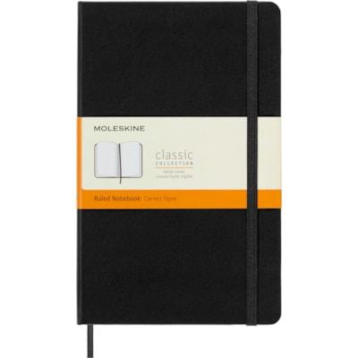LARGE BLACK RULED NOTEBOOK